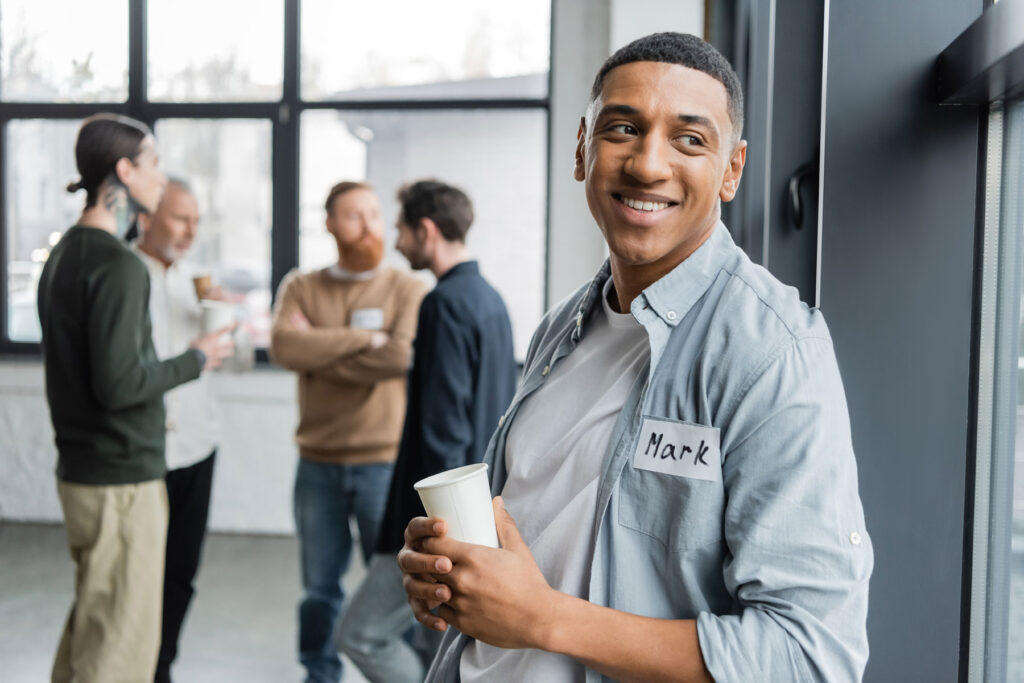 Man thinking about the importance of alumni programs