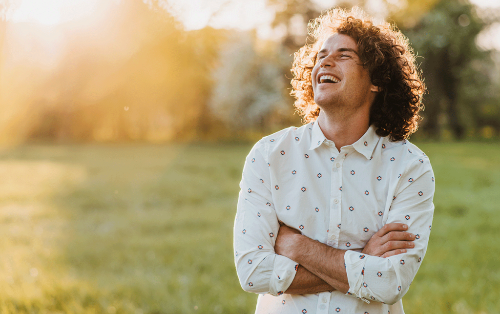 A man thinking about tips to help combat anxiety